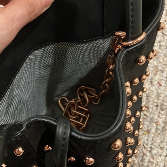 Alexander Wang Mini Roxy Studded Suede Bucket Bag - Picture 10 of 12